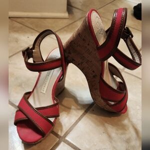 Red and brown wedges